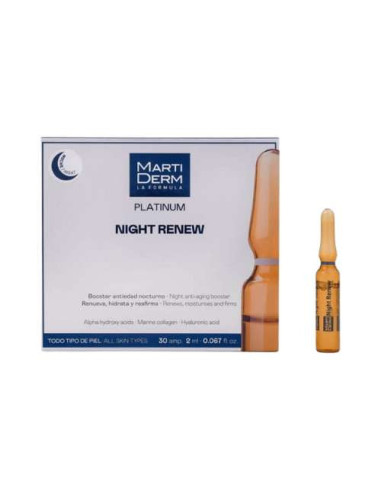 MartiDerm Platinum Night Renew 50: Crema renovadora nocturna