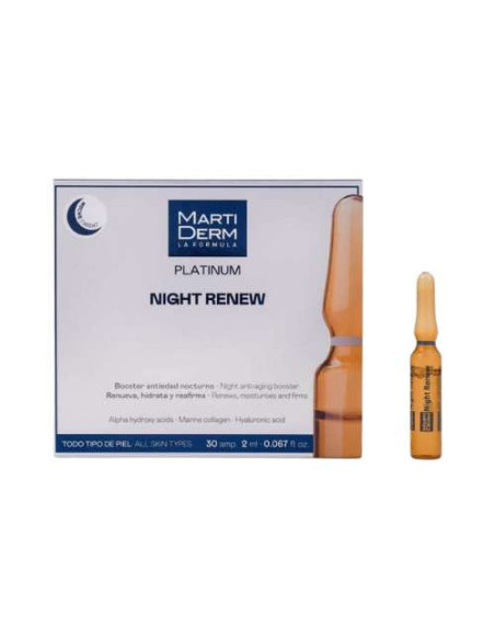 MartiDerm Platinum Night Renew 50: Crema renovadora nocturna