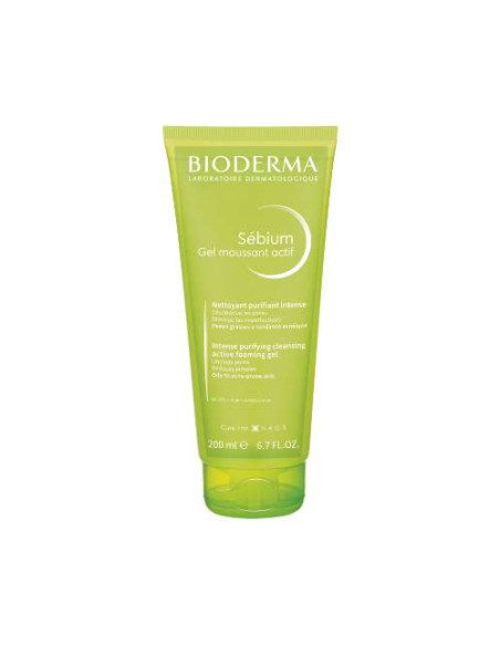 Bioderma Sébium Gel Moussant Actif 200: Gel limpiador activo para piel grasa