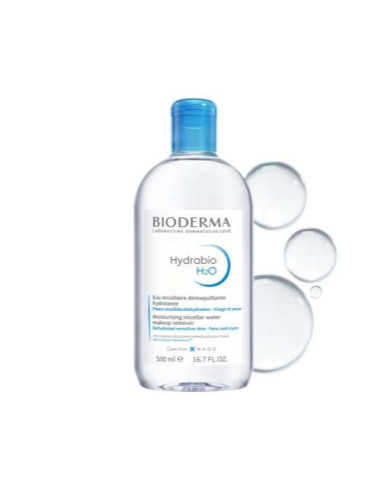 Bioderma Hydrabio H2O Micellar Water 500ml: Agua micelar hidratante