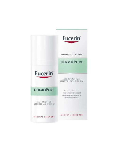 Eucerin DermoPure Oil Control Adjunctive Soothing Cream 50ml: Crema calmante complementaria