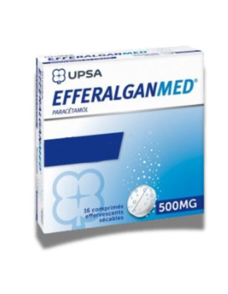 EfferalganMed 500 mg 8 comprimidos efervescentes: Para el dolor y la fiebre.