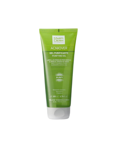 Marti Derm Acniover Gel purificante 200ml: Limpieza Profunda para Piel Grasa