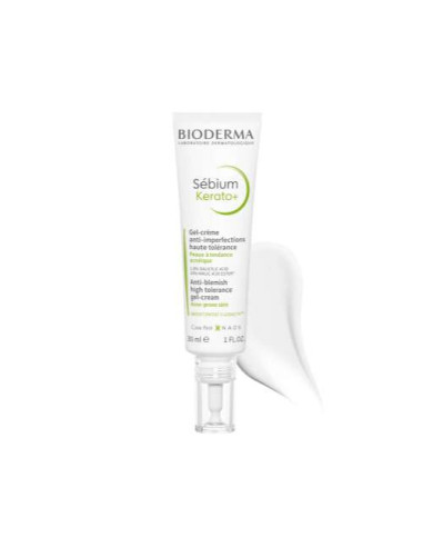 Bioderma Sébium Kerato+ 30ml: Tratamiento queratolítico para piel grasa