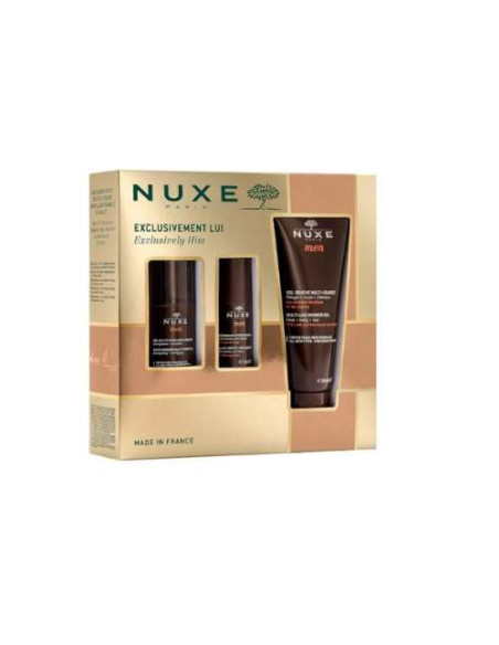 Nuxe Men Set de Cuidado Masculino Exclusivement Lui: Incluye productos esenciales para el cuidado diario
