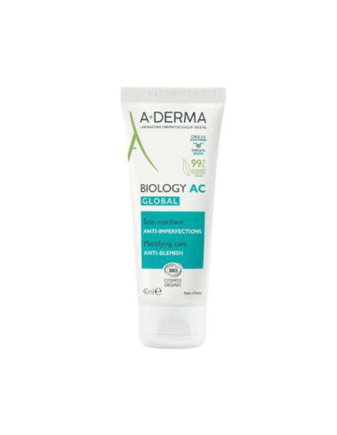 A-Derma Biology AC Fluido Purificante y Matificante 40ml: Matifica y purifica la piel grasa o con tendencia acneica