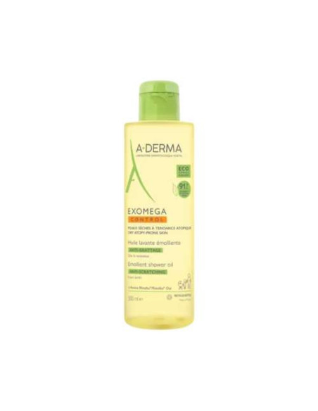 A-Derma Exomega Control Aceite Limpiador Emoliente 500ml: Limpieza suave y nutritiva para piel seca o atópica