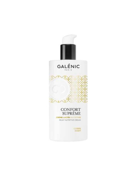 Galénic Confort Suprême Crema Láctea Nutritiva Corporal 200ml: Nutre intensamente y aporta suavidad a la piel