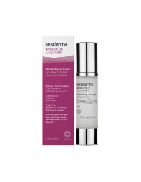 Sesderma Acglicolic Classic Forte Gel Crema Hidratante Anti-Edad 50ml: Rejuvenece y nutre la piel