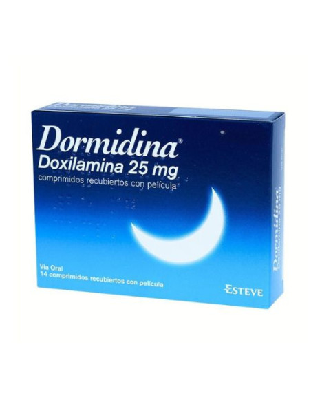 Dormidina 25 mg (14 comprimidos): Ayuda a mejorar el sueño.