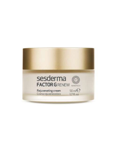 Sesderma Factor G Renew Crema Rejuvenecedora 50ml: Hidrata y revitaliza la piel madura