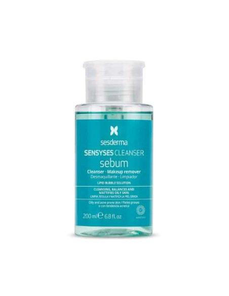 Sesderma Sensyses Agua Limpiadora para Piel Grasa 200ml: Controla el sebo y purifica la piel