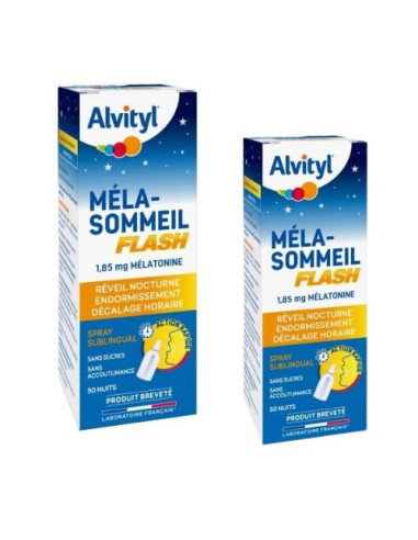 Méla-Sommeil Flash 1,85mg de Melatonina 50 Dosis.