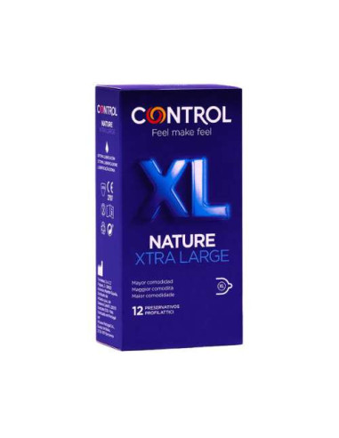 Durex Nature XL 12 Preservativos: Preservativos de Gran Tamaño para Máxima Comodidad