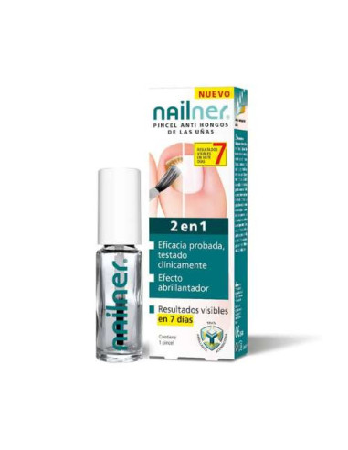 Nailer Anti-Hongos Pincel 5ml: Tratamiento Antihongos para Uñas con Aplicador en Pincel