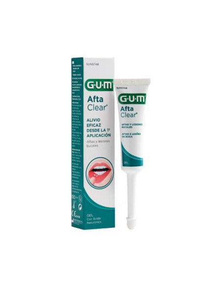 Gum Afta Clear Gel 10ml + Muestra Kids: Gel para Alivio Rápido de Aftas y Muestra Infantil