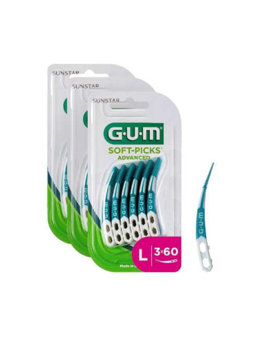 Gum Inter-Dental Soft-Picks Advanced Large: Palillos Interdentales Grandes de Uso Suave