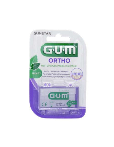 Gum Ortho Cera: Cera Protectora para Brackets y Aparatos Dentales