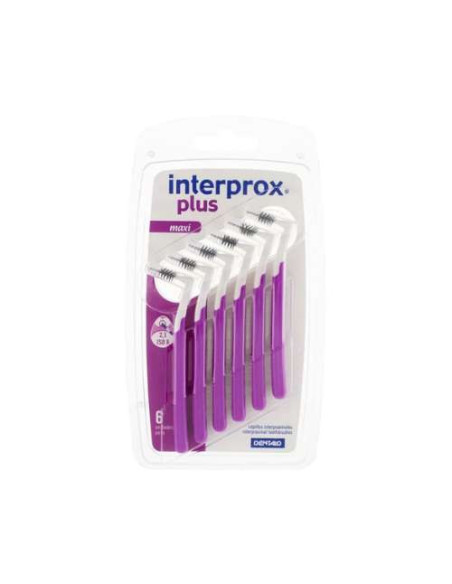 Interprox Plus Maxi 6 Unidades: Cepillos Interdentales Maxi para Espacios Amplios