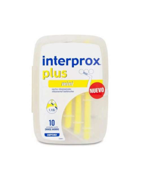 Interprox Plus Mini 10 Unidades: Cepillos Interdentales Mini para Espacios Estrechos