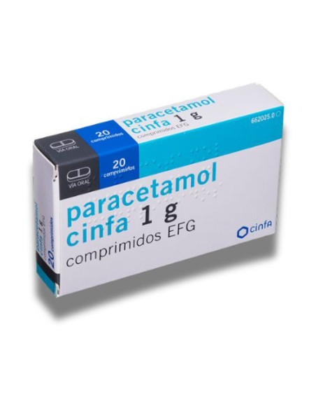 Acheter Paracétamol Cinfa 1g 20 comprimés en ligne