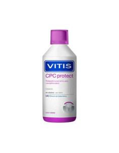 Vitis CPC Protect Colutorio 500ml: Enjuague Bucal Antiséptico con CPC para Protección Oral