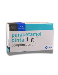 Paracetamol Cinfa 1g, 40 Comprimidos: Alivio del Dolor y la Fiebre
