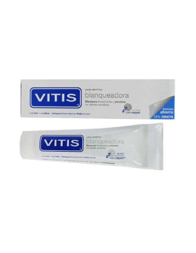 Vitis Pasta Blanqueadora 150ml: Pasta Dental para Blanqueamiento y Cuidado Esmalte