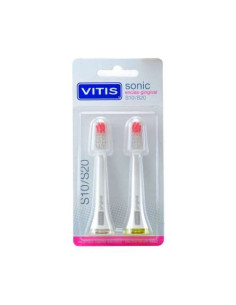 Vitis Recambio Sonic S10/S20 Gingival: Recambio para Cepillos Eléctricos Sonic para Cuidado de Encías