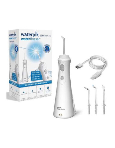 Waterpik Cordless Plus WP-490: Irrigador Dental Portátil con Funciones Avanzadas