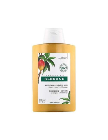Klorane Acondicionador de Mango 200ml: Nutre y Repara el Cabello Seco