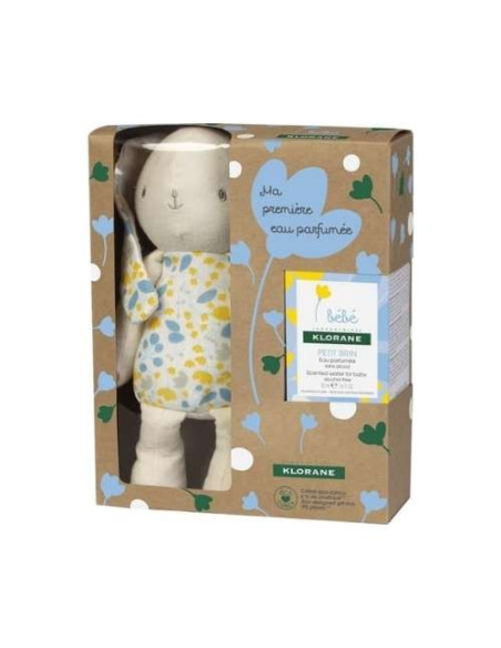 Klorane Bebé Cofre Conejo + Agua Micelar: Kit Bebé con Conejo de Peluche y Agua Micelar