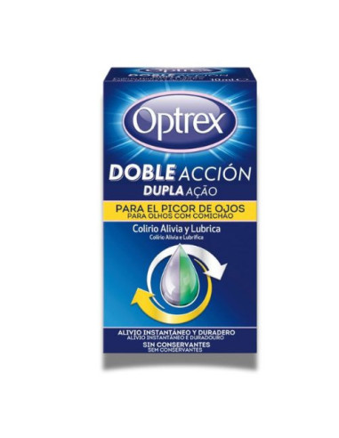 Optrex Doble Acción. Colirio ojos secos.