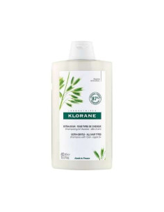 Klorane Champú de Avena 400ml: Suaviza y Protege el Cabello Delicado y Sensible