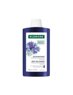 Klorane Champú de Centáurea 400ml: Realza los Reflejos Plateados en Cabello Blanco o Canoso