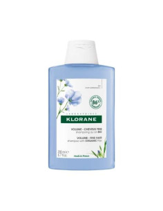 Klorane Champú de Fibras de Lino 200ml: Aporta Volumen y Ligereza al Cabello Fino