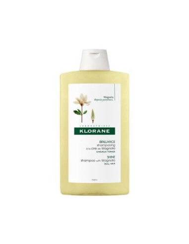 Klorane Champú de Magnolia 400ml: Hidrata y Proporciona Brillo al Cabello Apagado