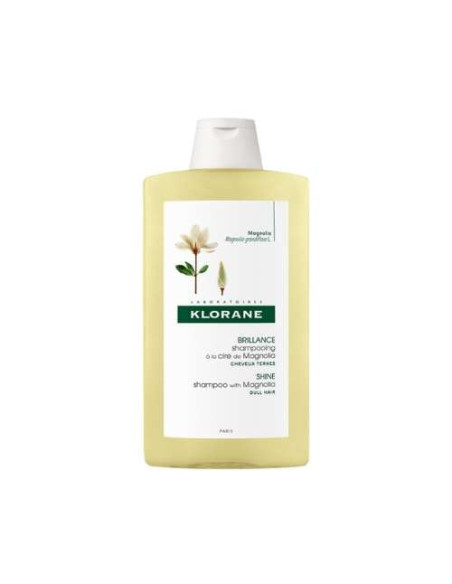 Klorane Champú de Magnolia 400ml: Hidrata y Proporciona Brillo al Cabello Apagado