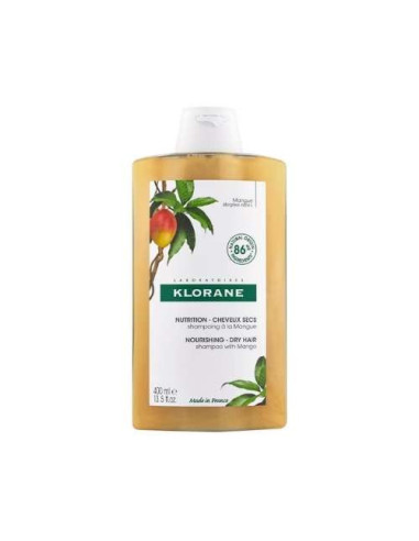 Klorane Champú de Mango 400ml: Nutre y Protege el Cabello Seco
