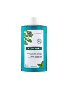 Klorane Champú de Menta Acuática 400ml: Purifica y Refresca el Cabello y el Cuero Cabelludo