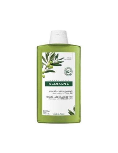 Klorane Champú de Olivo 400ml: Fortalece y Aporta Vitalidad al Cabello Débil