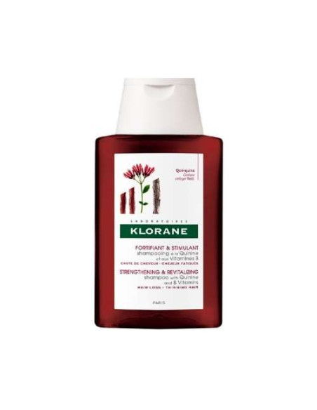 Klorane Champú de Quinina con Vitaminas 200ml: Fortalece el Cabello y Previene su Caída
