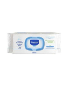 Mustela Bebé Toallitas Gruesas x70: Limpieza Suave y Resistente para Bebés