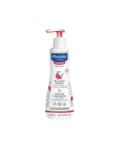 Mustela Gel Lavante Calmante 300ml PTS: Limpieza Suave para Pieles Atópicas y Sensibles