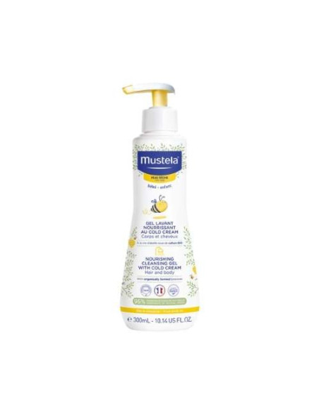 Mustela Gel Lavante Nutritivo 300ml: Limpieza e Hidratación para Pieles Secas