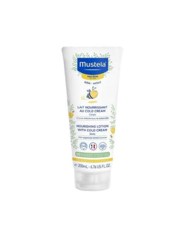 Mustela Leche Nutritiva 200ml PS: Hidratación Intensa para Pieles Secas