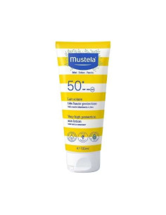 Mustela Leche SPF50+ 100ml: Protección Solar Alta para la Piel Delicada del Bebé