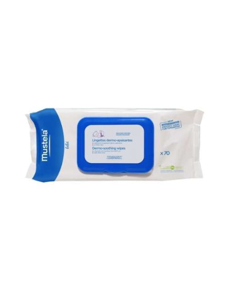 Mustela Toallitas Dermo-Calmantes x70: Limpieza Suave con Acción Calmante