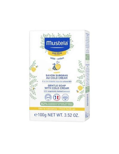 Mustela Jabón Surgras con Cold Cream 100g: Limpieza Nutritiva para Pieles Secas