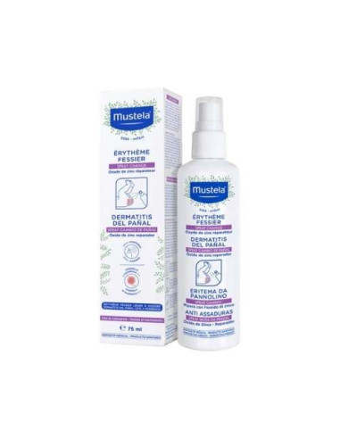 Mustela Spray para el Cambio 75ml: Limpieza Rápida y Calmante para el Cambio de Pañal